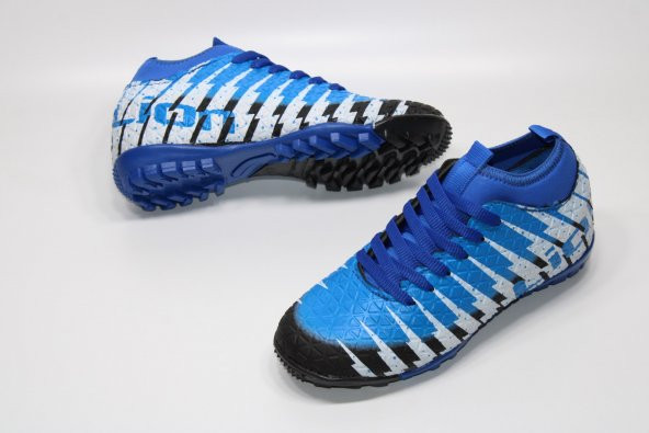 LİON ORTOPEDİK TABAN BAĞCIK SÜS DETAY STREÇLİ ÇORAPLI ERKEK ÇOCUĞU HALISAHA FUTBOL AYAKKABISI - 3