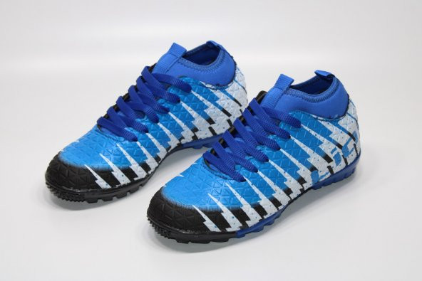 LİON ORTOPEDİK TABAN BAĞCIK SÜS DETAY STREÇLİ ÇORAPLI ERKEK ÇOCUĞU HALISAHA FUTBOL AYAKKABISI - 4