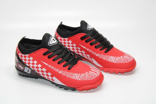 LİON ORTOPEDİK TABAN BAĞCIK SÜS DETAY STREÇLİ ÇORAPLI ERKEK ÇOCUĞU HALISAHA FUTBOL AYAKKABISI - 6