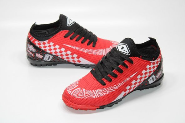 LİON ORTOPEDİK TABAN BAĞCIK SÜS DETAY STREÇLİ ÇORAPLI ERKEK ÇOCUĞU HALISAHA FUTBOL AYAKKABISI - 7