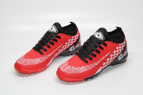 LİON ORTOPEDİK TABAN BAĞCIK SÜS DETAY STREÇLİ ÇORAPLI ERKEK ÇOCUĞU HALISAHA FUTBOL AYAKKABISI - 8