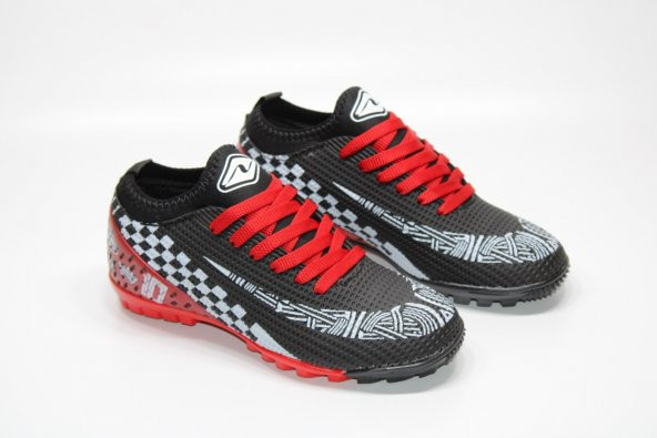 LİON ORTOPEDİK TABAN BAĞCIK SÜS DETAY STREÇLİ ÇORAPLI ERKEK ÇOCUĞU HALISAHA FUTBOL AYAKKABISI - 11