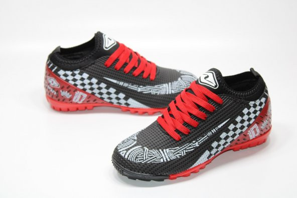 LİON ORTOPEDİK TABAN BAĞCIK SÜS DETAY STREÇLİ ÇORAPLI ERKEK ÇOCUĞU HALISAHA FUTBOL AYAKKABISI - 12