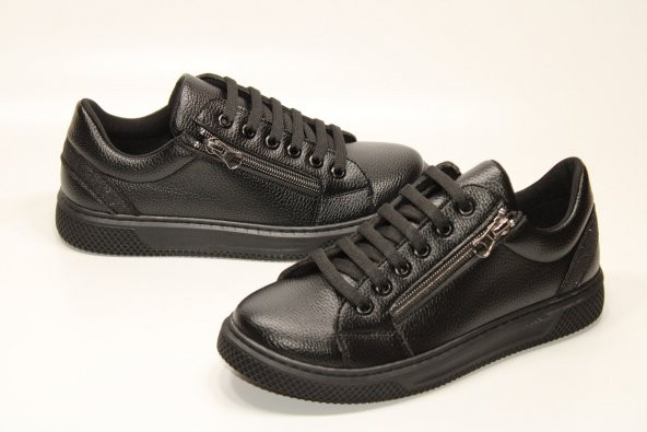 CASSO ORTOPEDİK KAYMAZ KAUÇUK TABAN BAĞCIKLI FERMUARLI KOLAY GİYİM KADIN GÜNLÜK KLASİK-SPOR AYAKKABI - 2