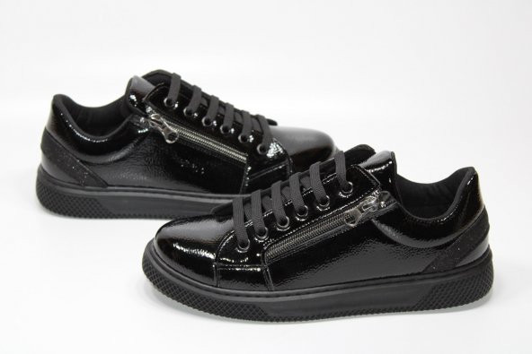 CASSO ORTOPEDİK KAYMAZ KAUÇUK TABAN BAĞCIKLI FERMUARLI KOLAY GİYİM KADIN GÜNLÜK KLASİK-SPOR AYAKKABI - 7