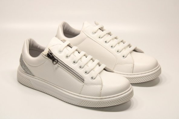 CASSO ORTOPEDİK KAYMAZ KAUÇUK TABAN BAĞCIKLI FERMUARLI KOLAY GİYİM KADIN GÜNLÜK KLASİK-SPOR AYAKKABI - 11