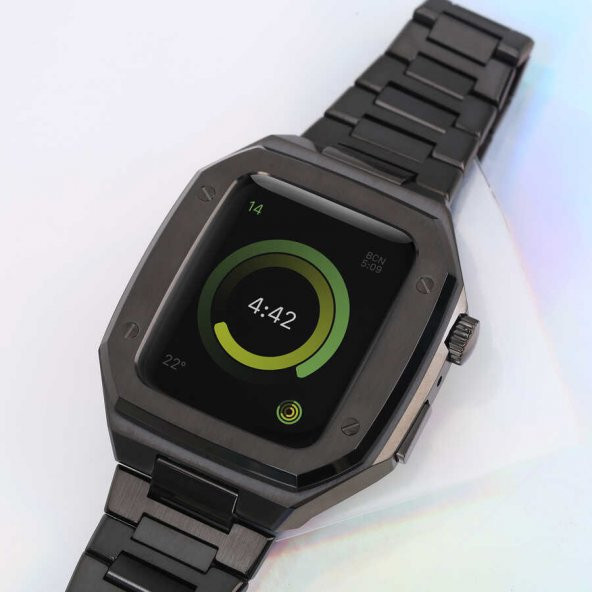 Apple Watch 44mm Zore KRD-64 Metal Kordon - 12