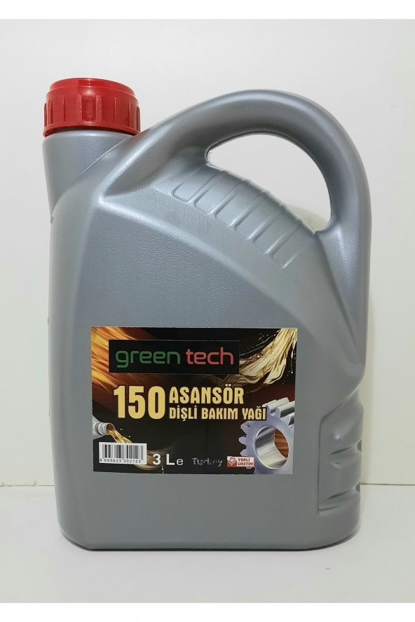 Greentech 150 Asansör Dişli Bakım Yağı 3 Litre - 1