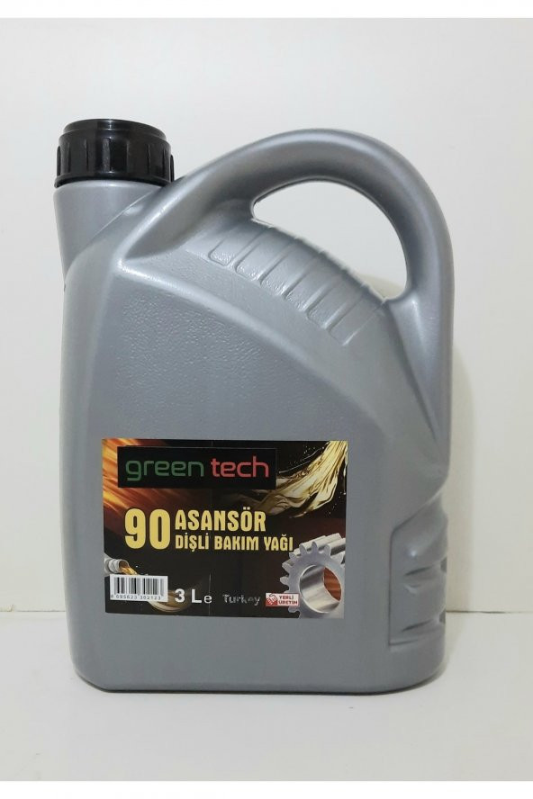 Greentech 90 Asansör Dişli Bakım Yağı 3 Litre