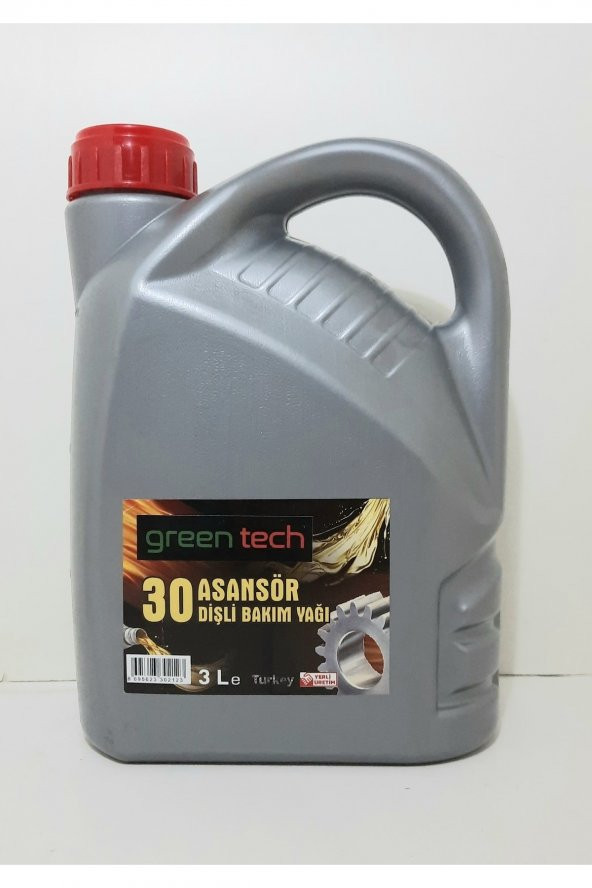 Greentech 30 Asansör Dişli Bakım Yağı 3lt