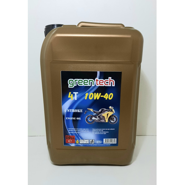 Greentech 4t 10w40 Motosiklet Motor Yağı 10 Litre