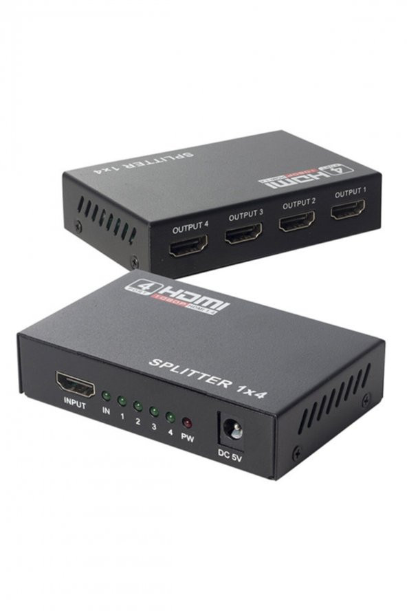 Pm-12080 1.4v 4 Port Hdmı Splıtter Dağıtıcı