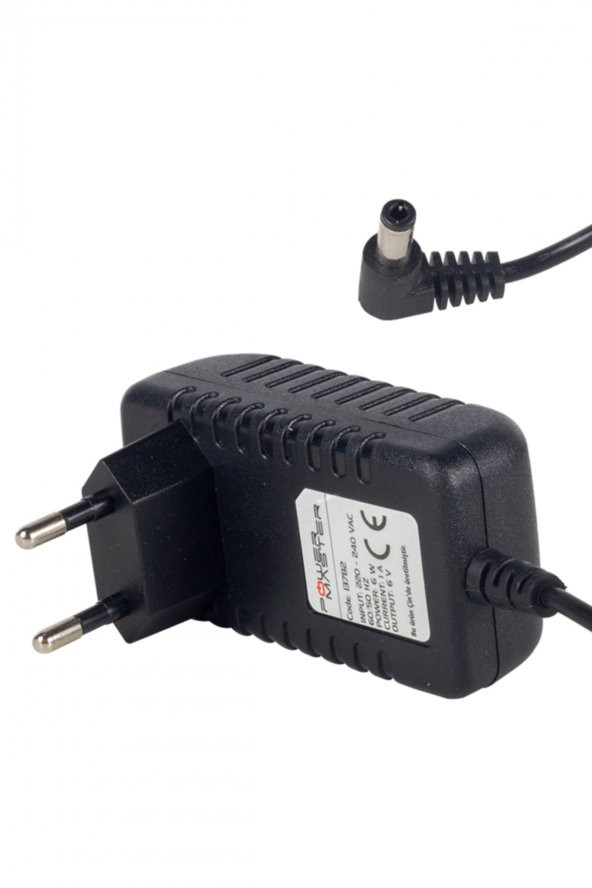 Pm-13782 6 Volt - 1 Amper Priz Tipi Adaptör 5.5-2.5 Uç