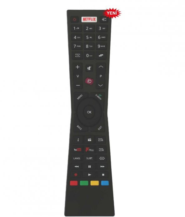 VESTEL RC0319 LCD NETFLIX VE YOUTUBE TUŞLU LCD KUMANDA