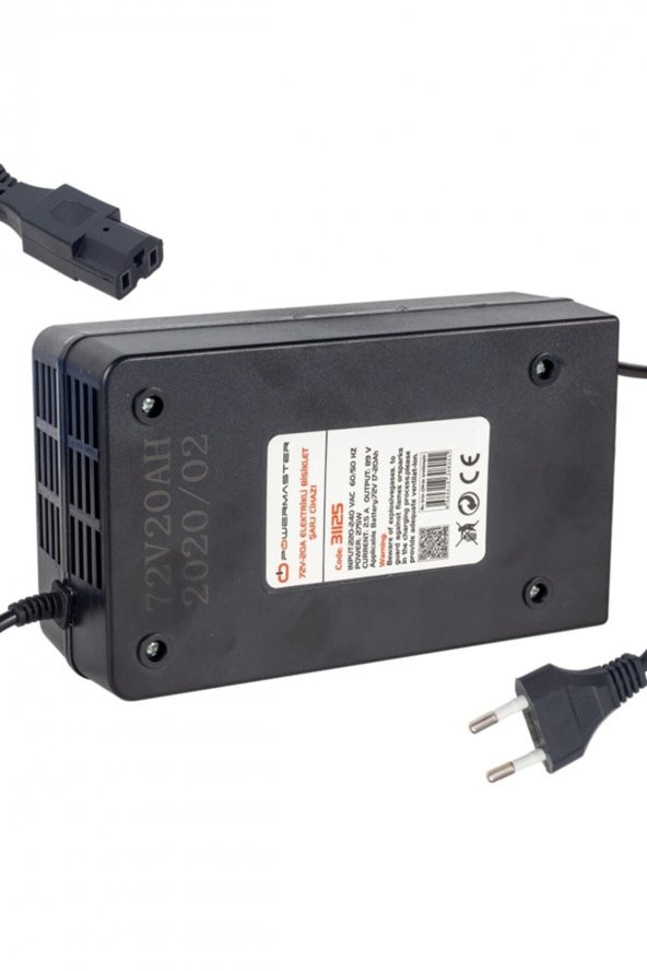 Pm-31125 72 Volt - 20 Amper Elektrikli Bisiklet Şarj Cihazı