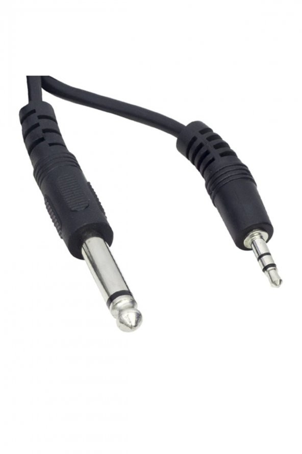 3.5 Mm Stereo Erkek / 6.3 Mm Mono Erkek 1 Metre Kablo(ara Kablo)