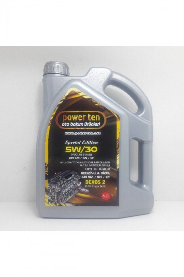 Powerten Motor Yağı 5w30 5 Lt ( Dpf Araçlar Için )