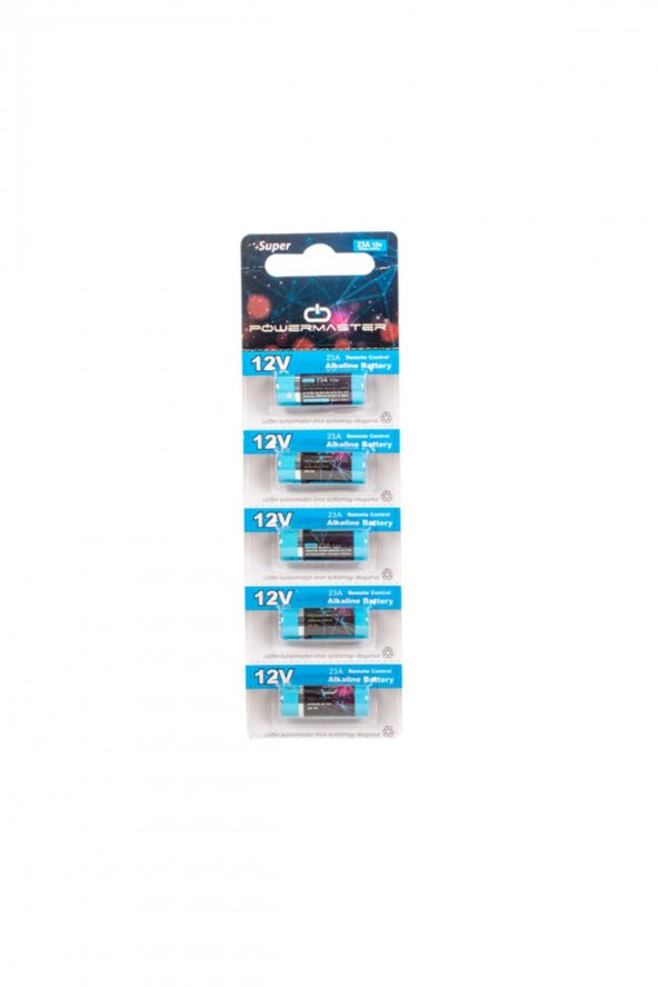 23a 12 Volt Kalın Alarm Pili 5li Paket