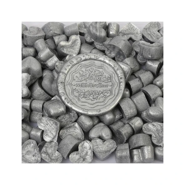 Mühür Mumu Eritme Kalp Boncuk Paket Model No: 605 GÜMÜŞ - Resim 2