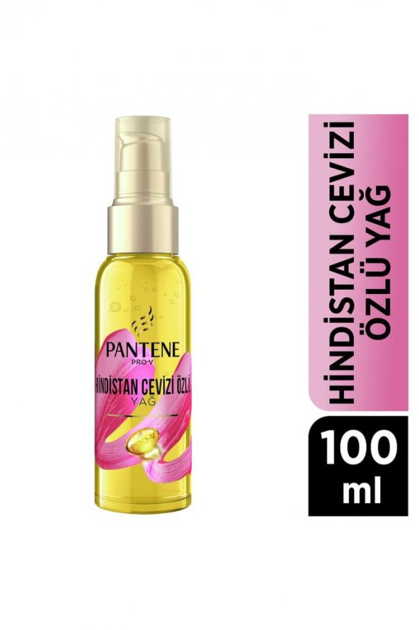 Pantene Pro-V Hindistan Cevizi Özlü Bukle Belirginleştirici Saç Bakım Yağı, Derinlemesine Nem 100ml