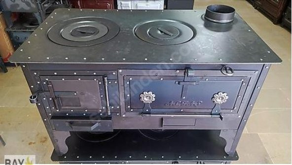 Kuzine SOBA 4 MM ÇOK AMAÇLI BAHÇE TİPİ KUZİNE SOBA ÖZEL EL YAPIMI SOBA - 2