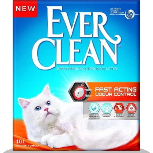 Ever Clean Fast Acting Odour Control Hızlı Koku Etkili Kedi Kumu 10 L. ürün görseli