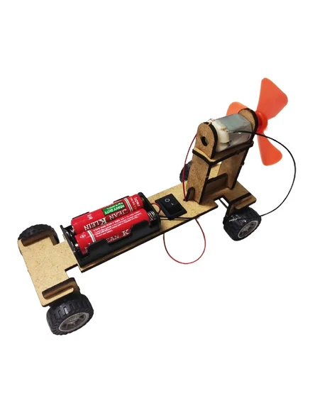 Rüzgar ile Giden Araba Yapım Seti - STEM Bilim Seti Kendin Yap Demonte Diy Set