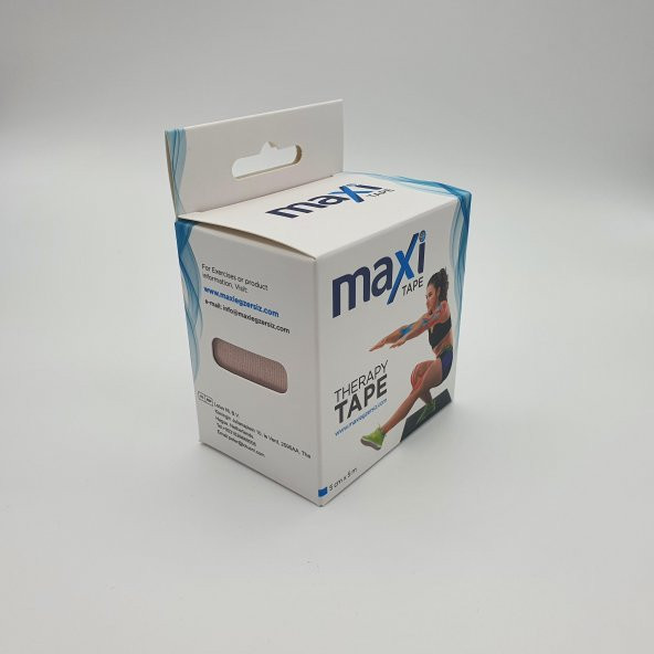 Maxi Sporcu Bandı Kinesio Tape Bej Renk