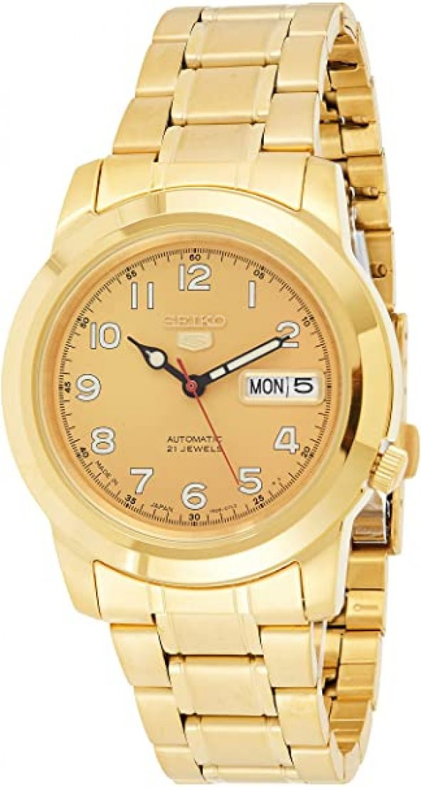 Seiko 5 Nkk38j1 Japan Otomatik Çelik Altın Rengi 39 Mm Erkek Kol Saati