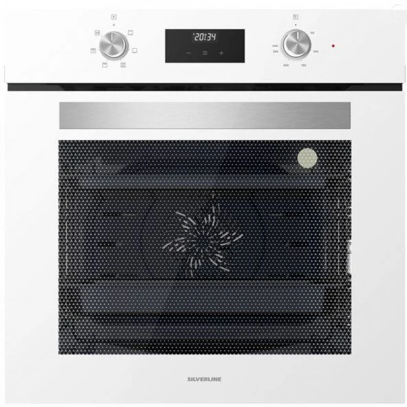 Silverline BO6502W02 - CS5343W01 - 3420 Classy 60 Beyaz Cam Ankastre Set - Resim 2