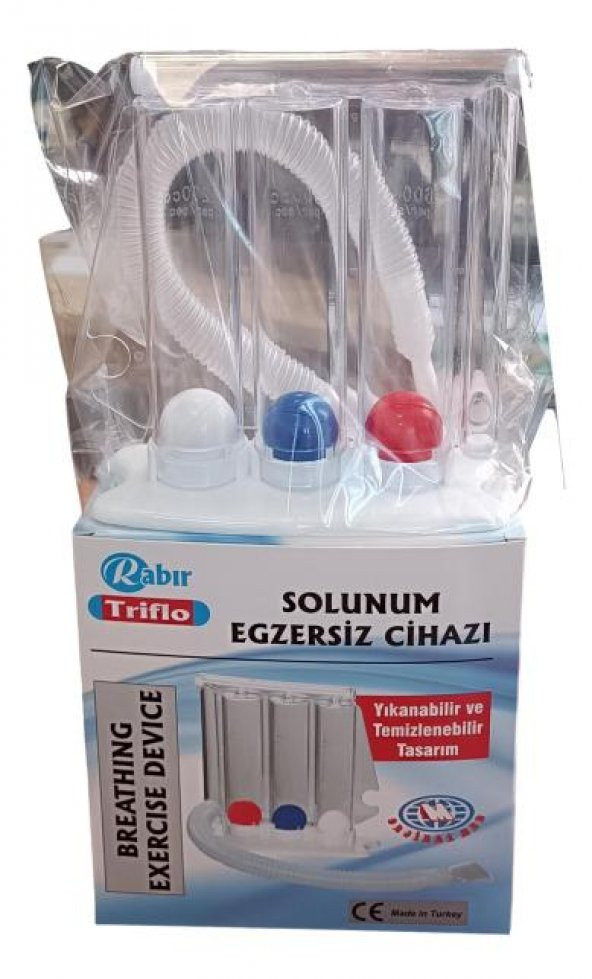 RABIR TRİFLO SOLUNUM EGZERSİZ CİHAZI TRİFLO 1 ADET