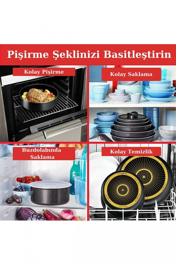 Tefal Ingenıo Easy On Set 5 Parça - 4