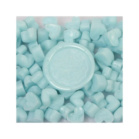 Mühür Mumu Eritme Kalp Boncuk Paket Model No: 621 BEBE MAVİ - 2