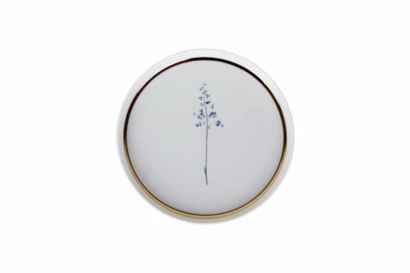 Porland Botanical Serisi 18cm Düz Tabak Desen8 - 2