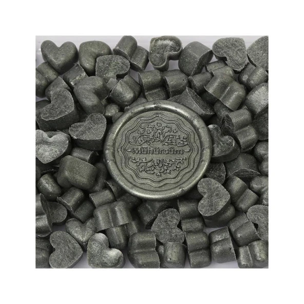 Mühür Mumu Eritme Kalp Boncuk Paket Model No: 623 YEŞİL CİVA - Resim 2