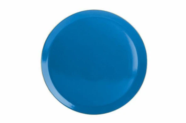 Porland Morocco Serisi 32cm Düz Tabak Desen2 Mavi