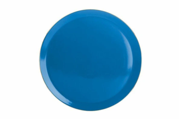 Porland Morocco Serisi 32cm Düz Tabak Desen2 Mavi - 2