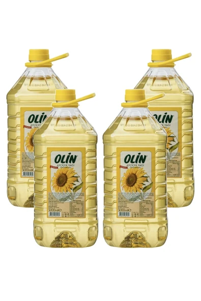 Olin Ayçiçek Yağı 5 lt Pet x 4 Adet (20 lt)