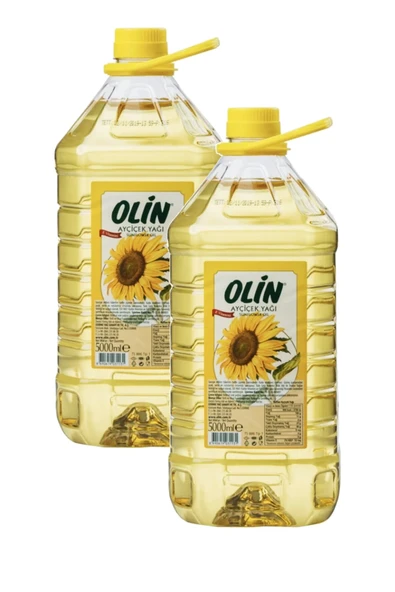 Olin Ayçiçek Yağı 5 lt Pet 2 li