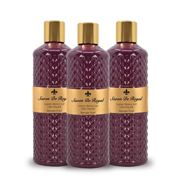 Savon De Royal Pearl Duş Jeli Mor 500 ml 3 Adet