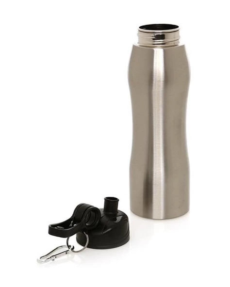 Mikro 750 ml Çelik Matara Gümüş Gri - 2