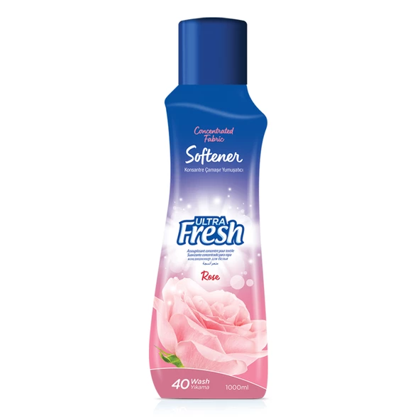 Ultra Fresh Çamaşır Yumuşatıcısı Gül 1000 ml