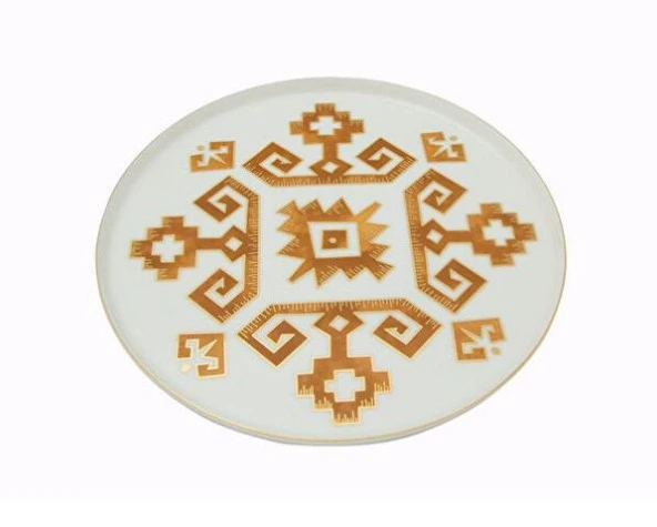 Porland Arabesque Serisi 27cm Düz Tabak Desen1 - 2