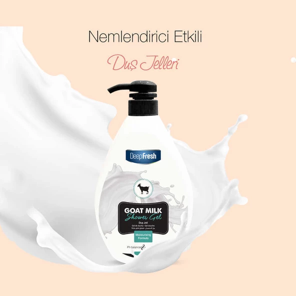 Deep Fresh Keçi Sütü Duş Jeli 1 lt - 3