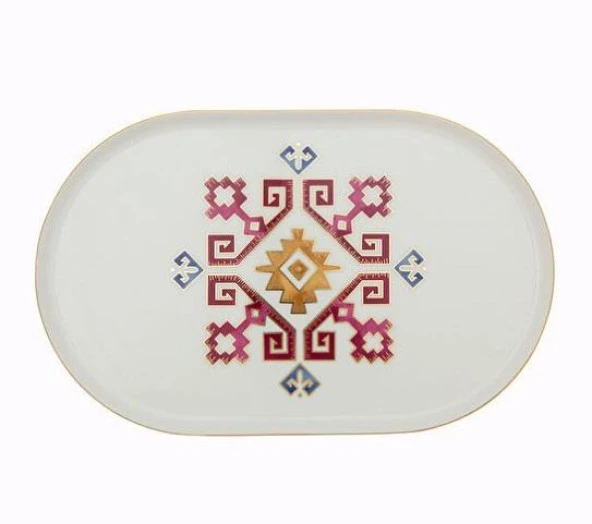 Porland Arabesque Serisi 32cm Kayık Tabak