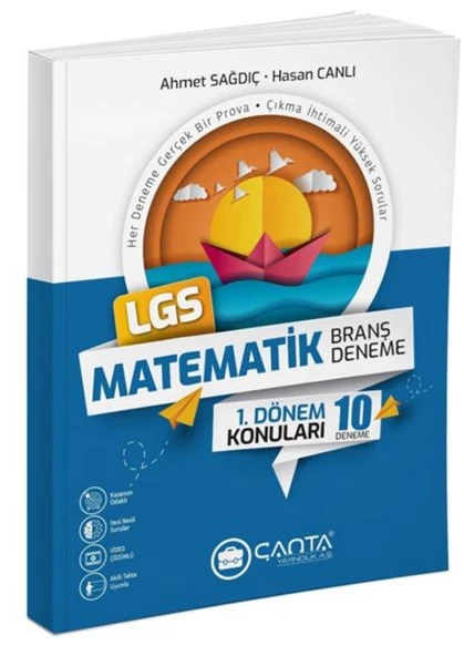 Çanta Yayınları LGS Matematik 1.Dönem 10 Deneme Sınavı