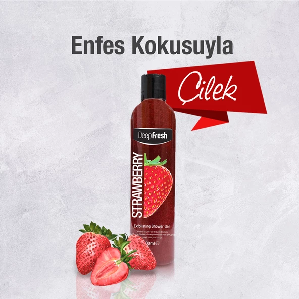 Deep Fresh Arındırıcı Duş Jeli Çilek 400 ml - 3