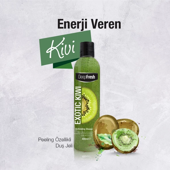 Deep Fresh Arındırıcı Duş Jeli Kivi 400 ml - 3