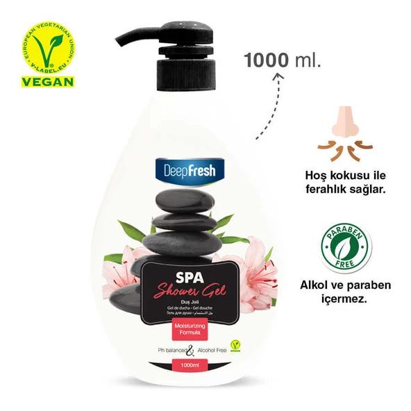 Deep Fresh Spa Duş Jeli 1 lt - 6