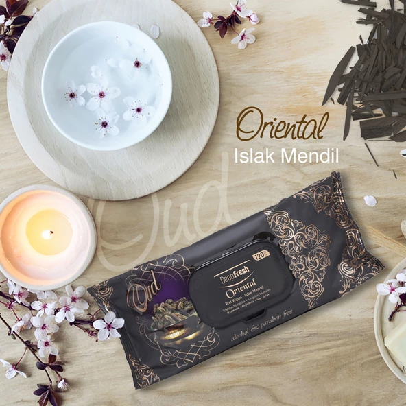 Deep Fresh Oriental Islak Mendil Oud 120 Yaprak - 3